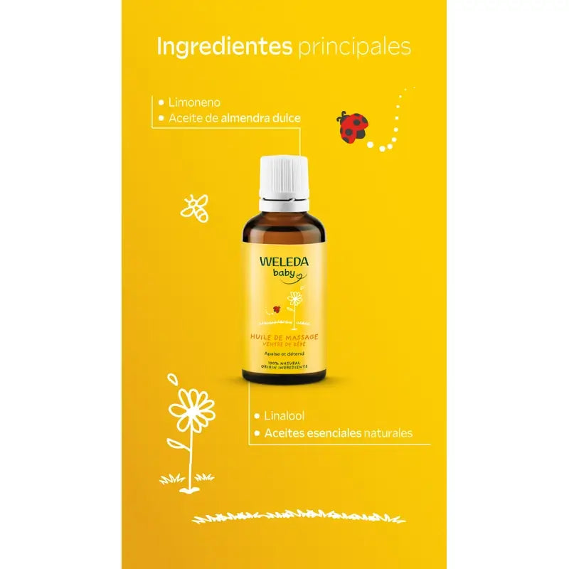 Weleda Vauvan vatsakipuja lievittävä hierontaöljy 50 ml