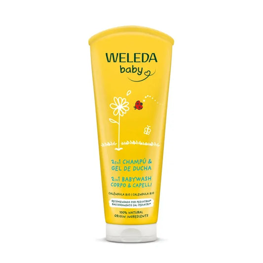 Weleda Baby -shampoo ja suihkugeeli, kehäkukka, 200 ml