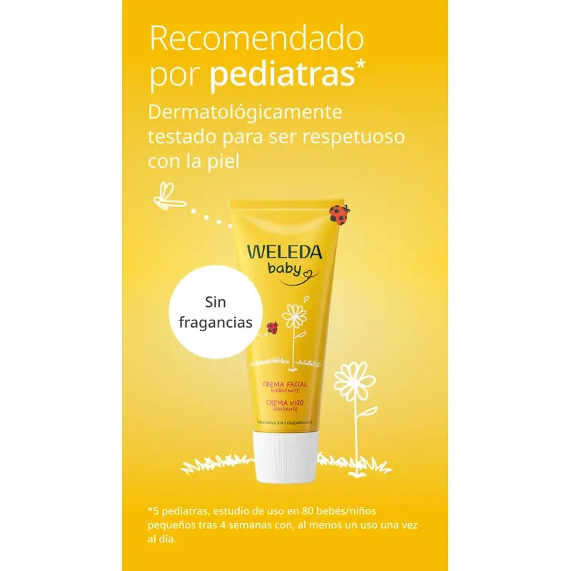 Weleda Baby -kasvovoide, kehäkukka, 50 ml