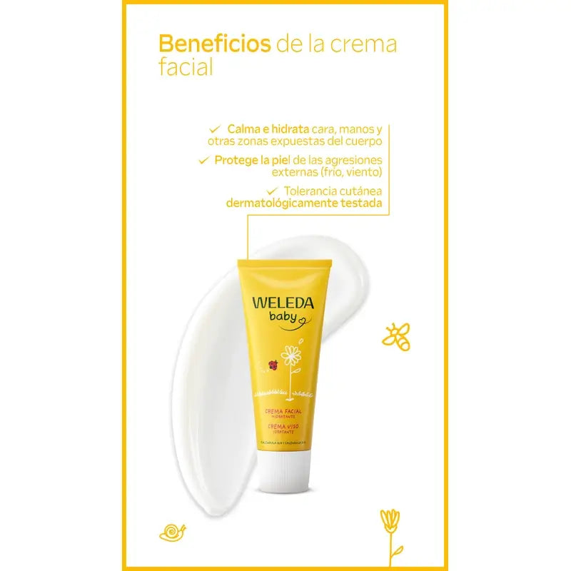 Weleda Baby -kasvovoide, kehäkukka, 50 ml