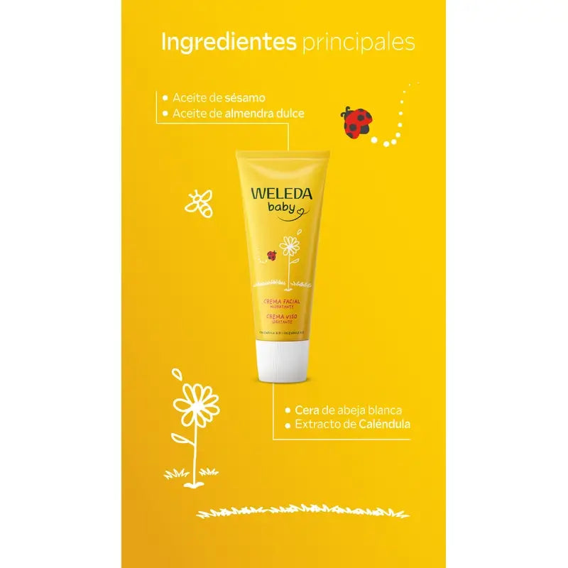 Weleda Baby -kasvovoide, kehäkukka, 50 ml