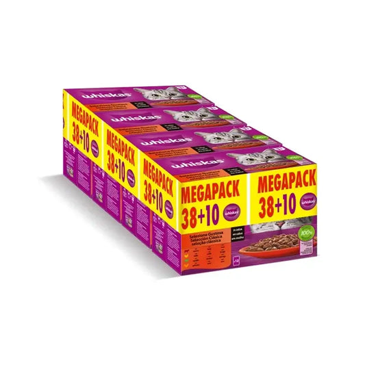 Whiskas Core -lihapakkaus 38 + 10 x 85 g 