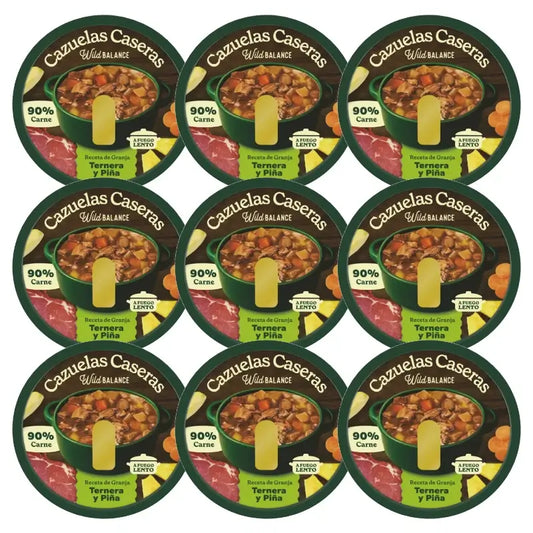 Wild Balance Kotitekoinen naudanliha- ja ananaspata 9 x 280 g