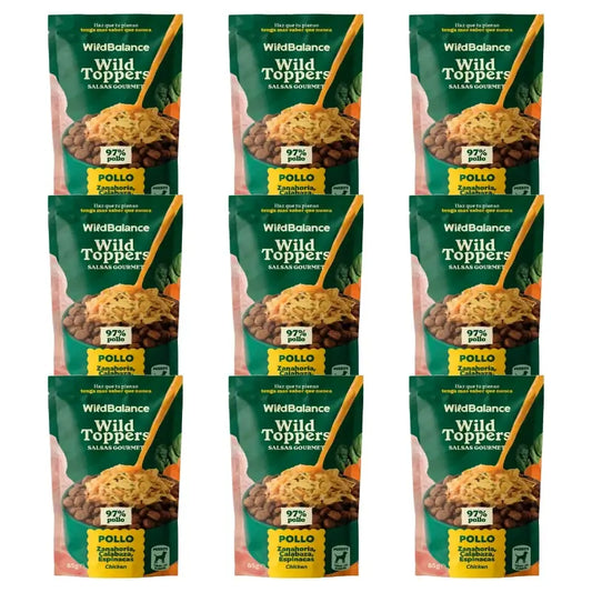 Wild Toppers Gourmet-kastikkeet, kana 9 x 85 g