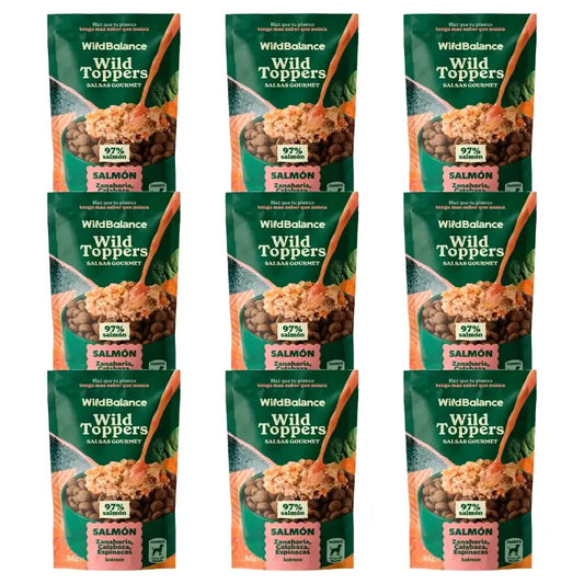 Wild Toppers Gourmet-kastikkeet, lohi, 9 x 85 g