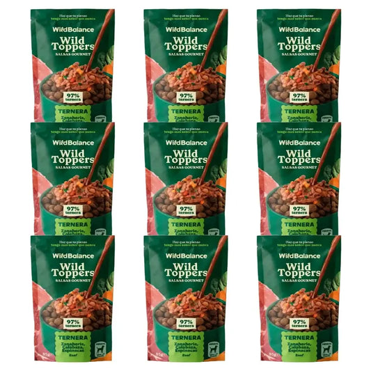 Wild Toppers Gourmet-kastikkeet, naudanliha 9 x 85 g