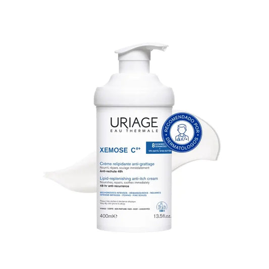 Uriage Xemose C8+ Lipidejä palauttava, kutinaa lievittävä voide 400 ml 