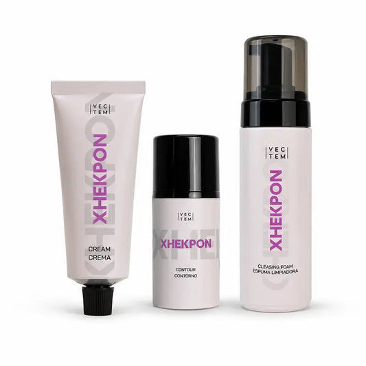 Xhekpon silmänympärysvoide 15 ml + kasvovoide 40 ml + kollageenipitoinen puhdistusvaahto 150 ml