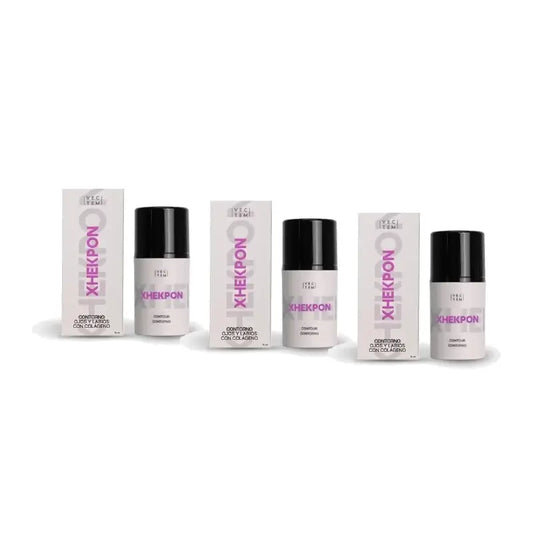 Xhekpon silmänympärysvoide, 3 x 15 ml:n pakkaus