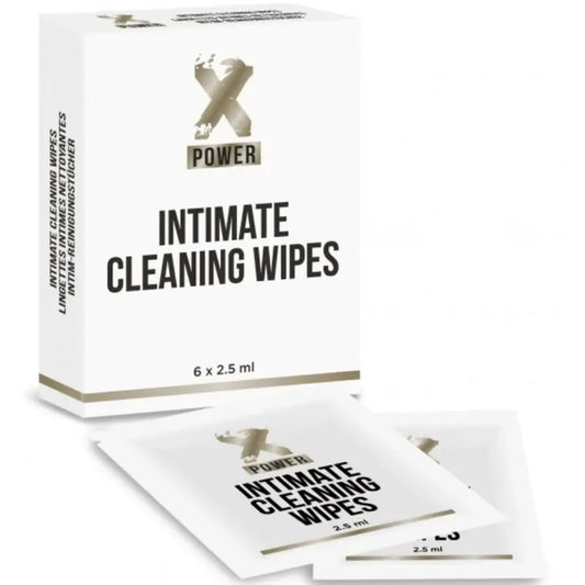 Xpower Intimate Cleaning Wipes - intiimipuhdistuspyyhkeet, 6 kpl 