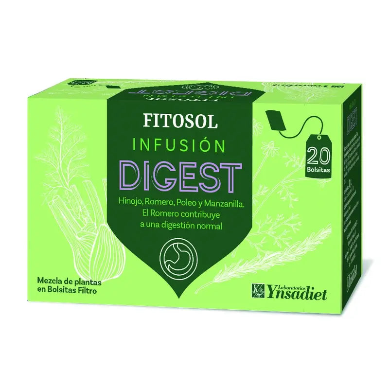 Ynsadiet Dg-Digest (ruoansulatusta edistävä), 20 suodatinta