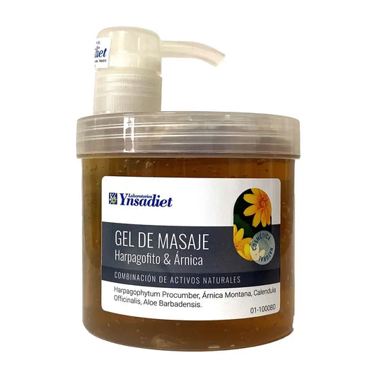 Ynsadiet Lihasgeeli, rentouttava vaikutus, arnika-harpago 500 ml 
