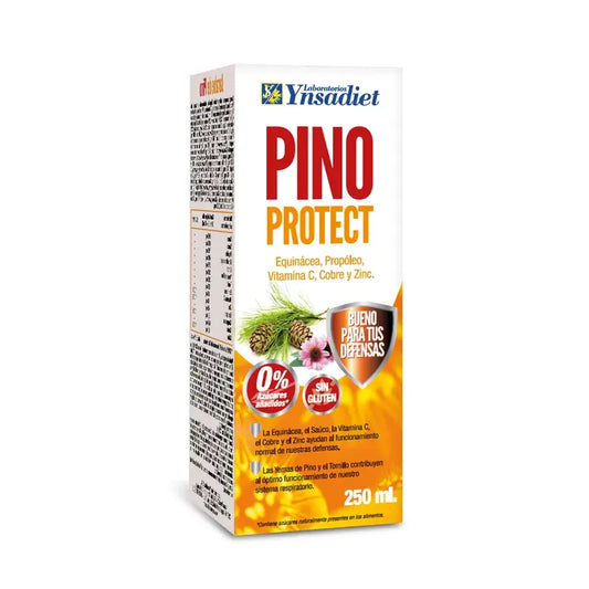 Ynsadiet Mänty + Echinacea -siirappi, ilman sokeria, 250 ml 