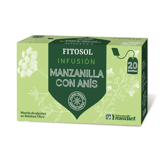 Ynsadiet Manzanilla Anis, 20 suodatinta