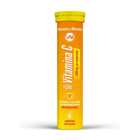 Ynsadiet C-vitamiini + sinkki, 20 poreilevaa tablettia