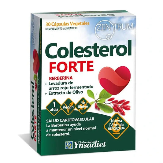 Ynsadiet Zentrum Colesterol Forte, 30 kapselia à 570 mg