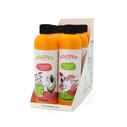 Yogupet Gazpet sekapakkaus: vesimeloni-mansikka, meloni-päärynä, 6 x 250 g