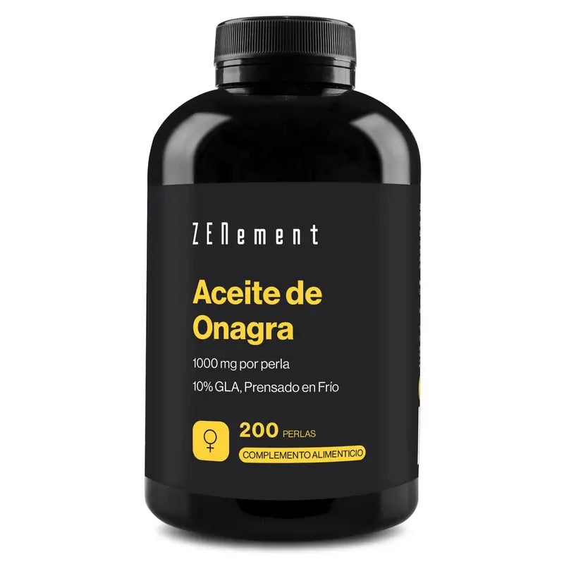 Zenement-natturikukkaöljy 1000 mg, 200 pehmeää kapselia