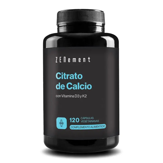 Zenement: kalsiumsitraatti, D3- ja K2-vitamiinit, 120 kasviskapselia