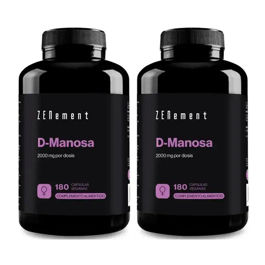 Zenement D-Manosa, 2 x 180 vegaanista kapselia sisältävä pakkaus