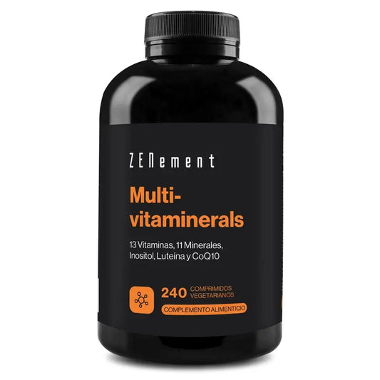Zenement Multivitaminerals, luteiinilla, 240 kasvisperäistä tablettia