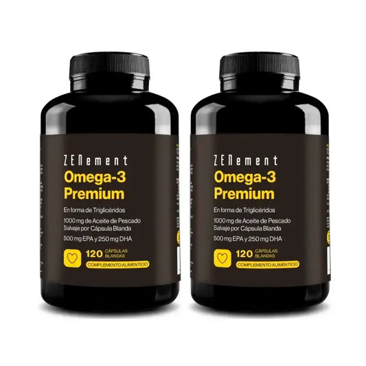 Zenement Omega-3 Premium, 2 x 120 pehmeää kapselia