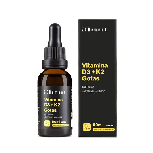 Zenement D3- ja K2-vitamiinitipat, 50 ml