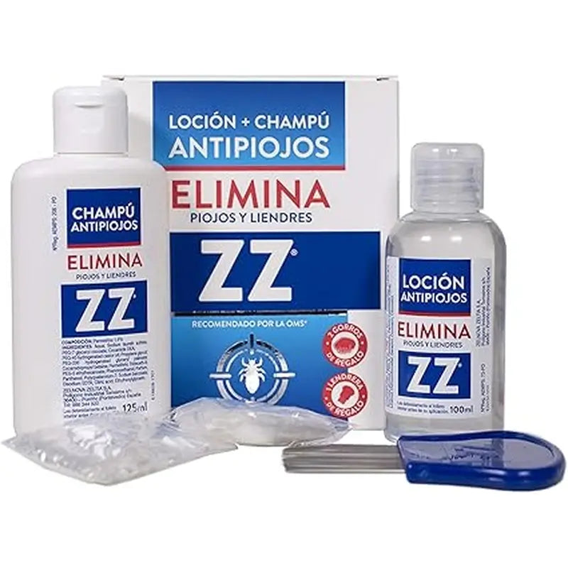 Zz Complete Lice Treatment Kit Lice Lotion 100Ml + Shampoo 125Ml