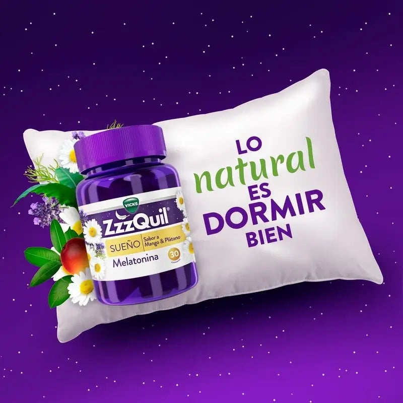 ZzzQuil: mango, banaani ja valeriaana, 30 karkkia