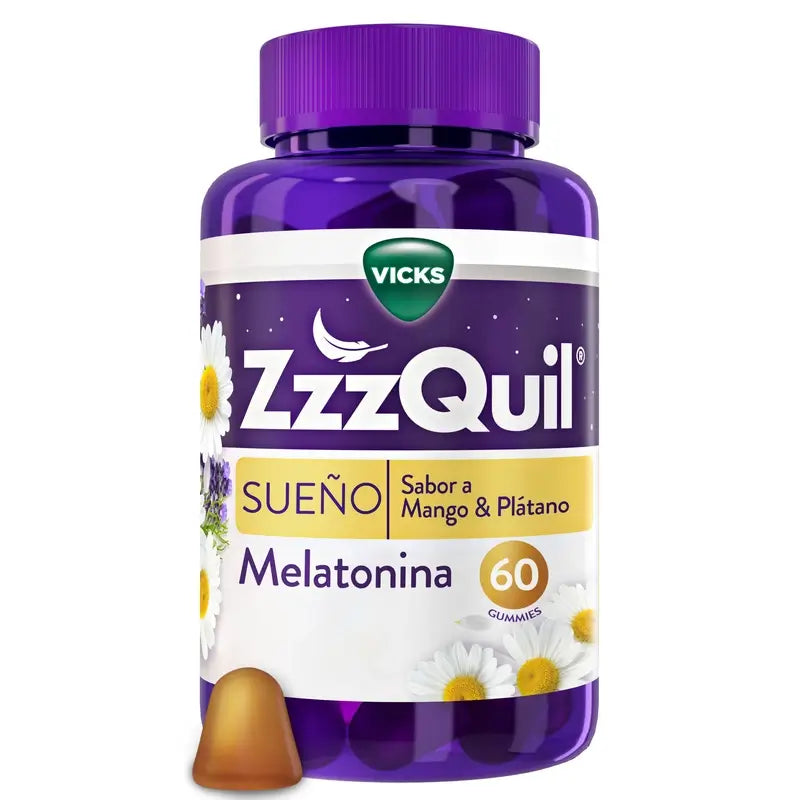 ZzzQuil: mango, banaani ja valeriaana, 60 karkkia