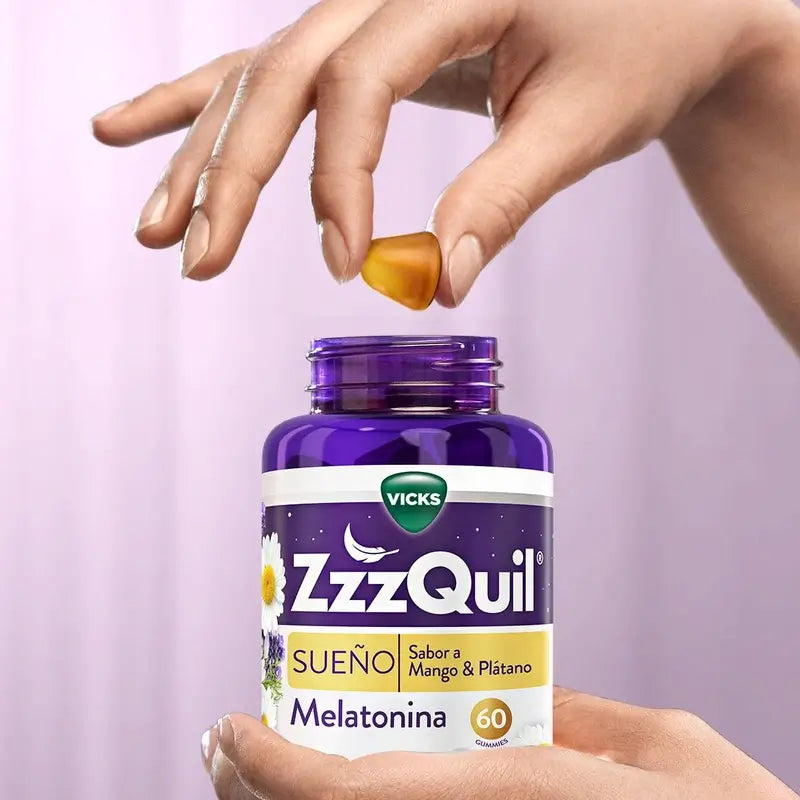 ZzzQuil: mango, banaani ja valeriaana, 60 karkkia